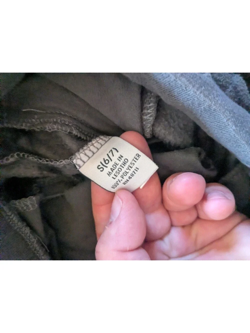 Boys small 6/7 fleece pants